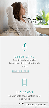 sitio web adaptable para medicos