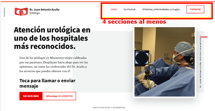 ventajas de un sitio web para medicos